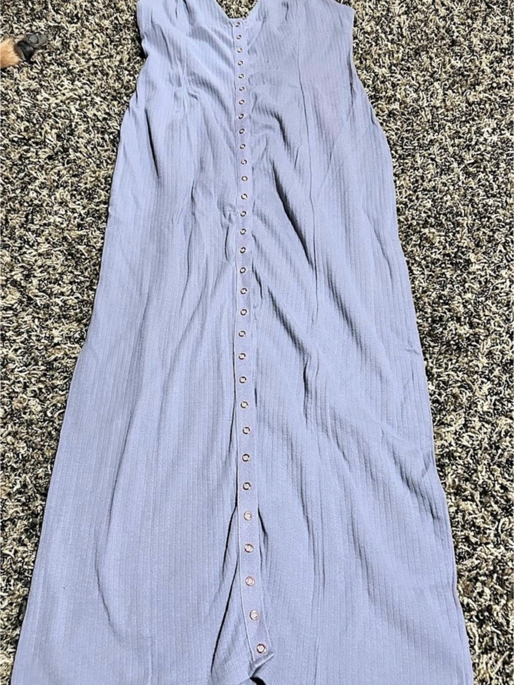 Free People Make It Snappy Slip Midi Dress Purple